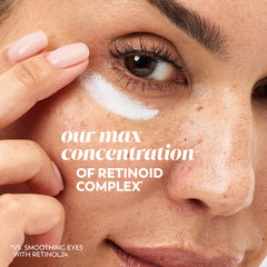 Olay Retinol 24 MAX eye cream fragrance-free label, clean packaging for sensitive skin.