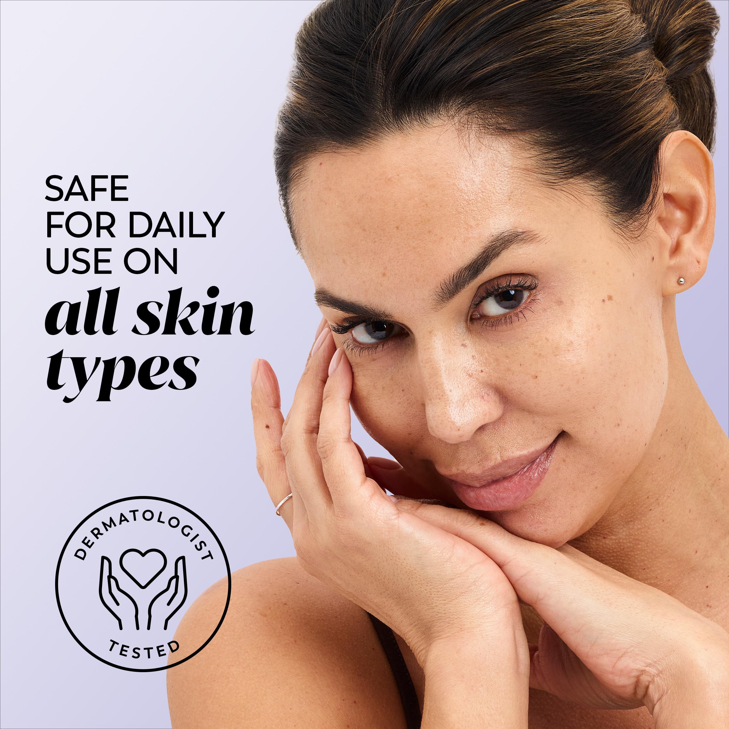 Olay Retinol 24 MAX eye cream packaging on dresser; premium, fragrance-free care.