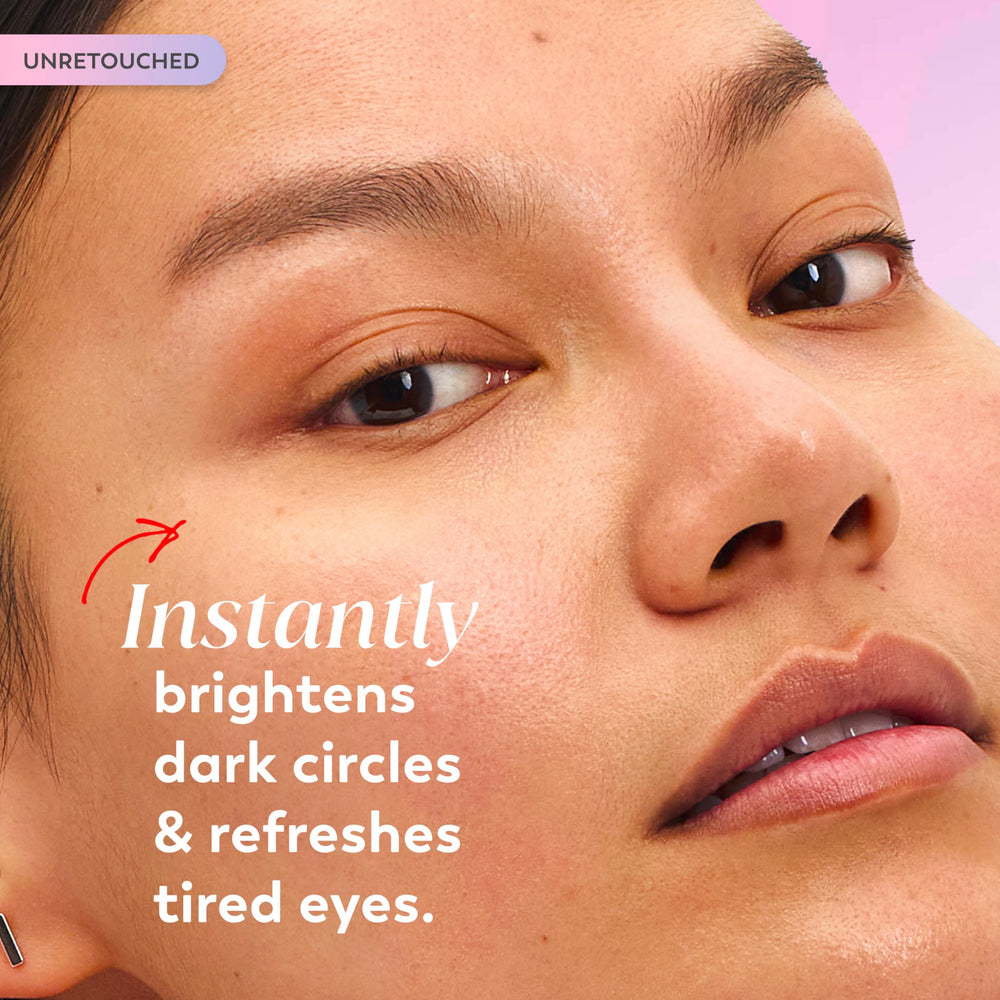Fine lines around the eyes appear smoother with Olay Super Eye Serum.