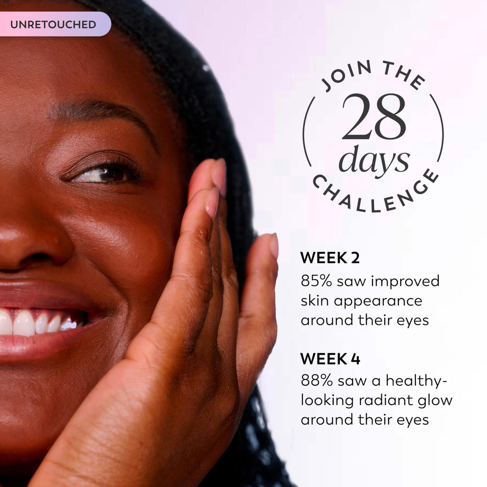 Vitamin C in Olay Super Eye Serum brightens and nourishes the skin.
