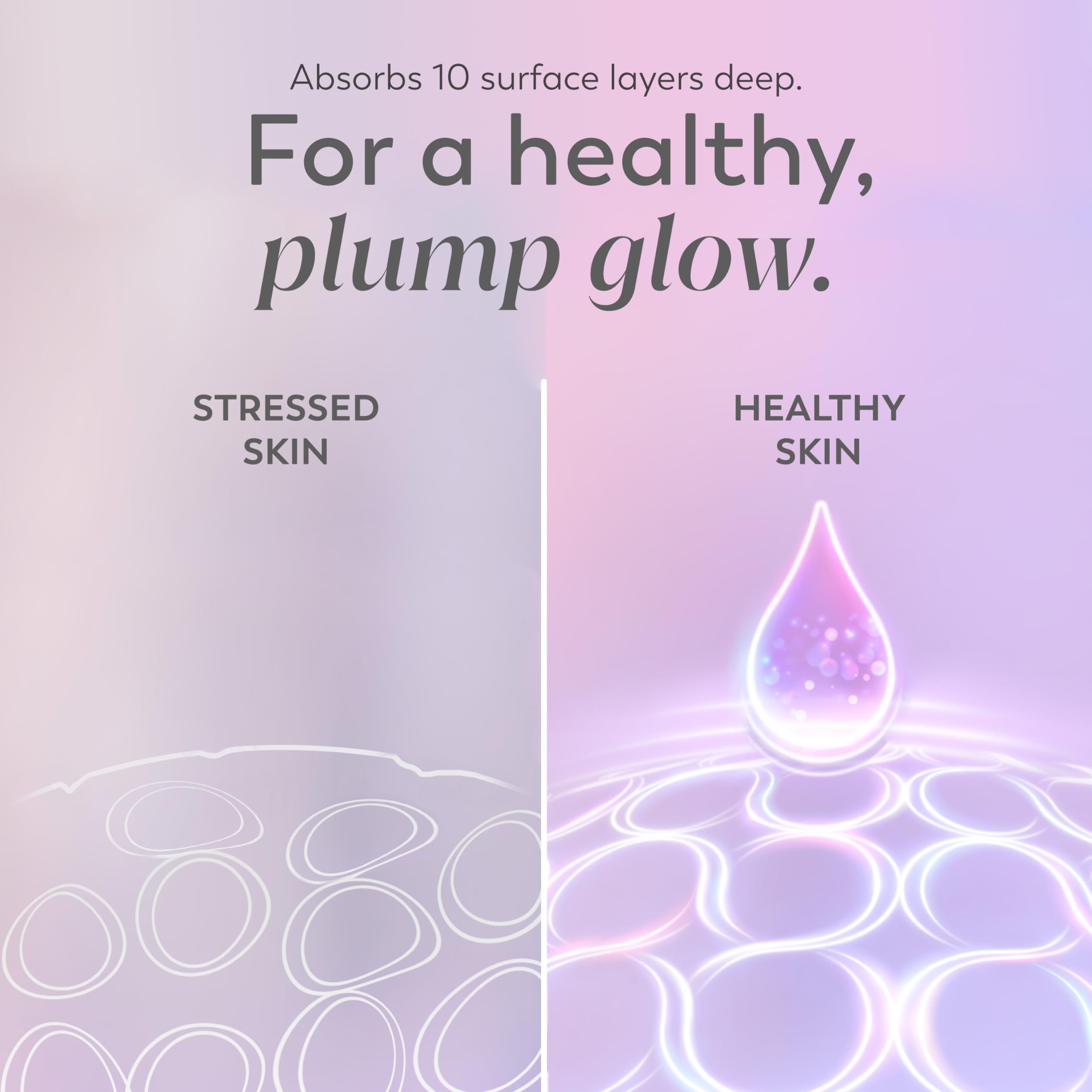 Olay Super Serum aha exfoliation promotes a smoother surface.