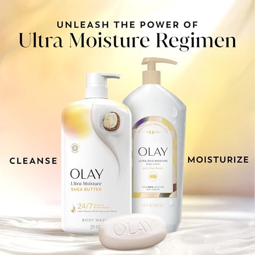 Olay Ultra Moisture hand applying foam demonstrates gentle cleansing