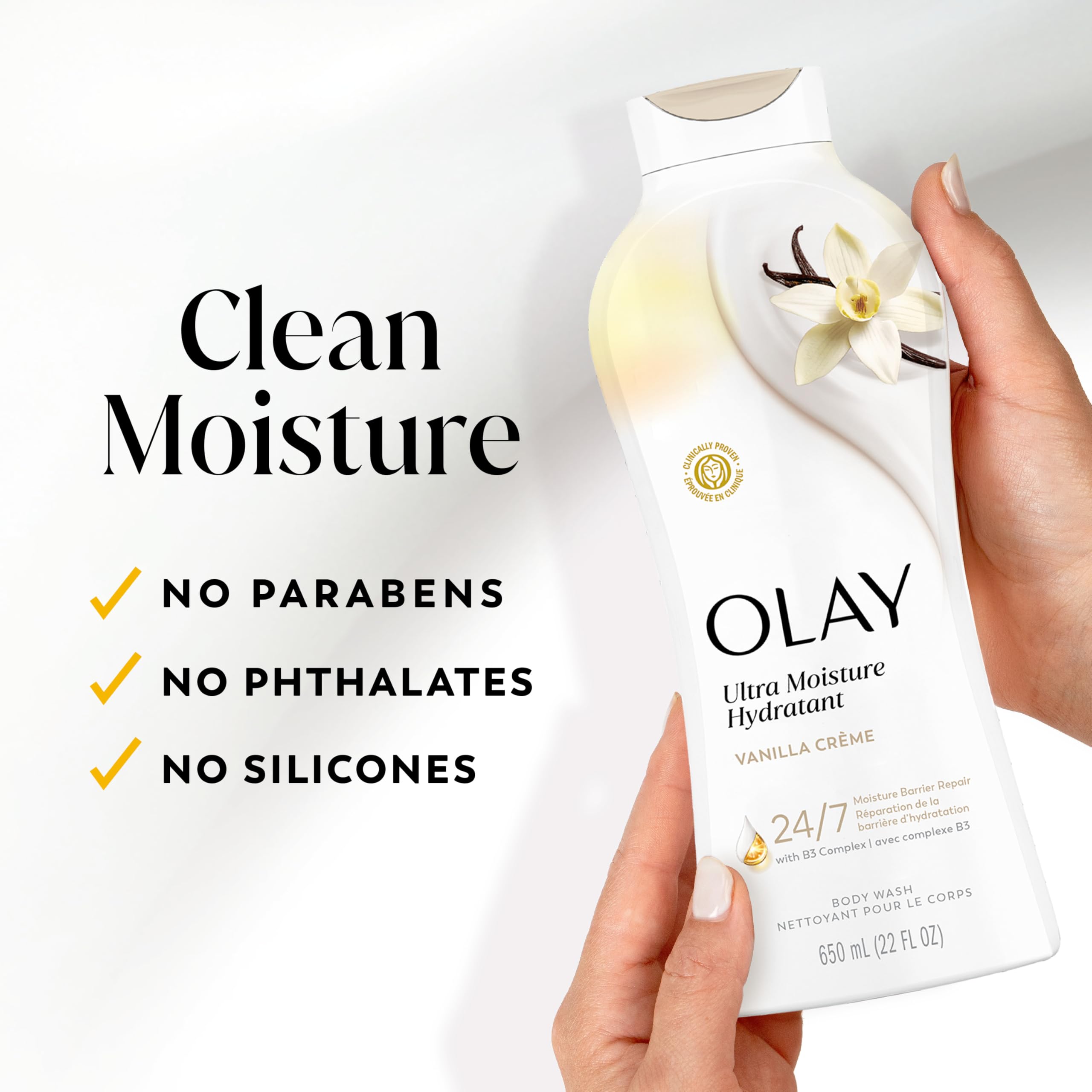 Label highlights vitamin B3 and hyaluronic blend for hydration