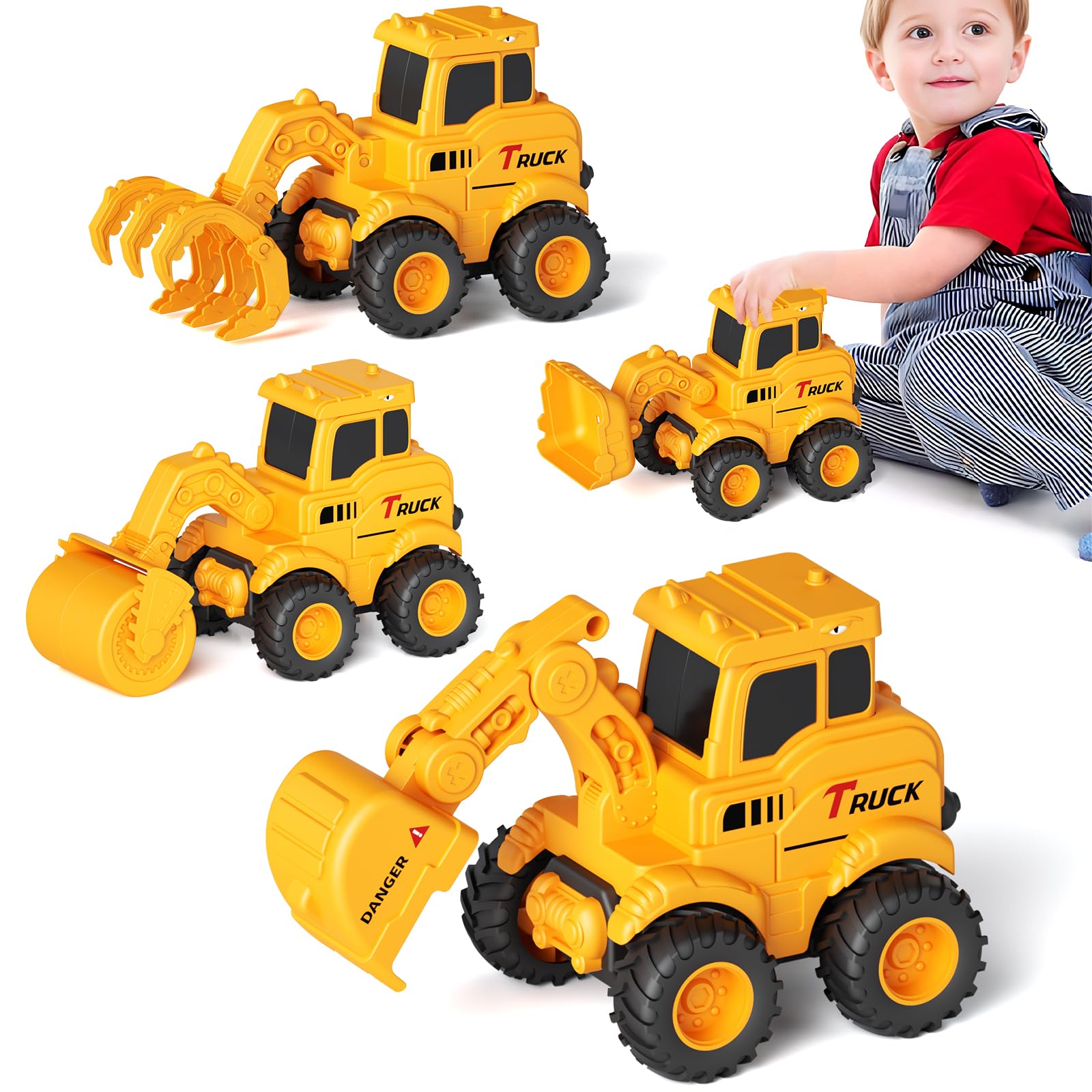 Olbyefly excavator toy in sandbox for imaginative play and motor skills