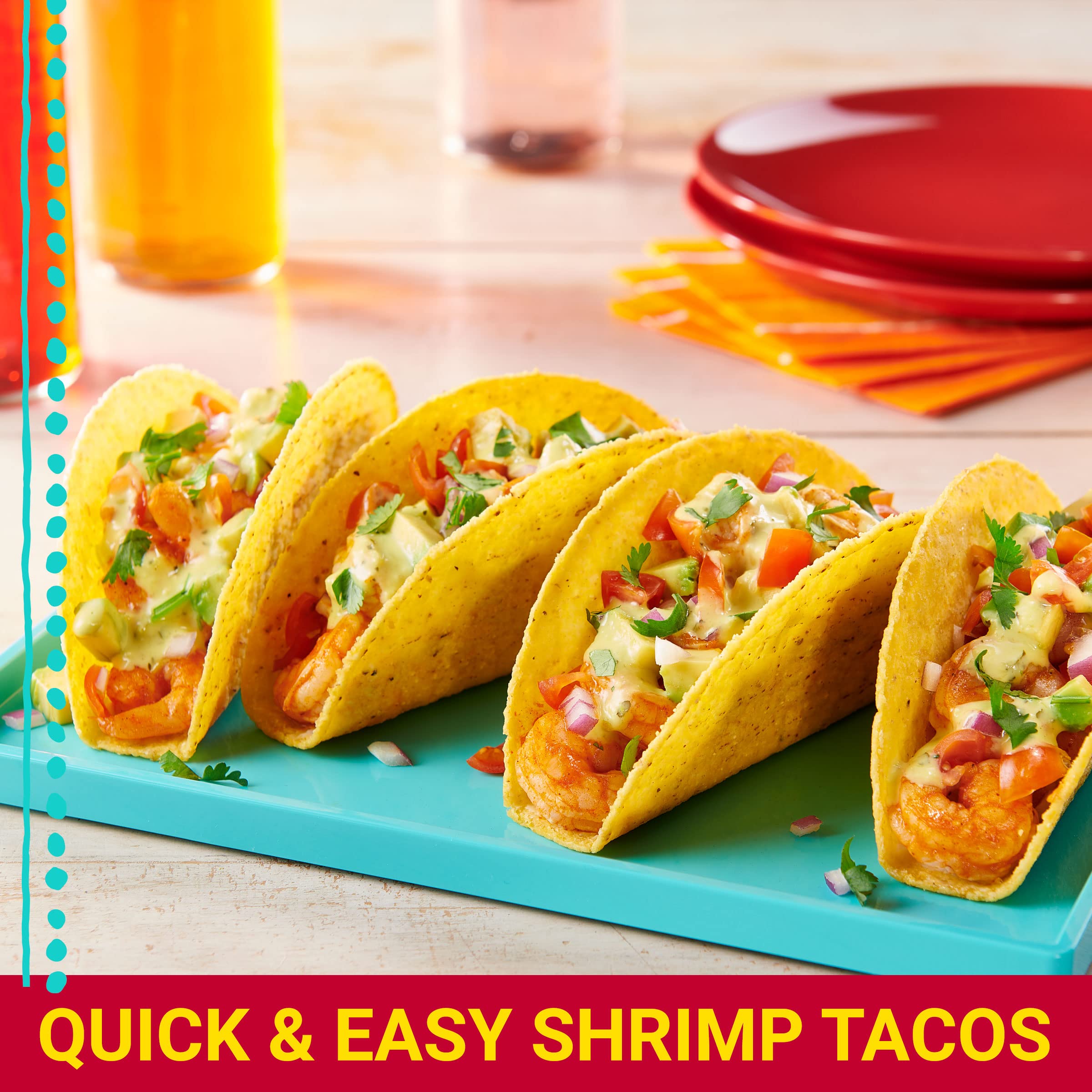 Old El Paso Creamy Salsa Verde stores neatly in the fridge.
