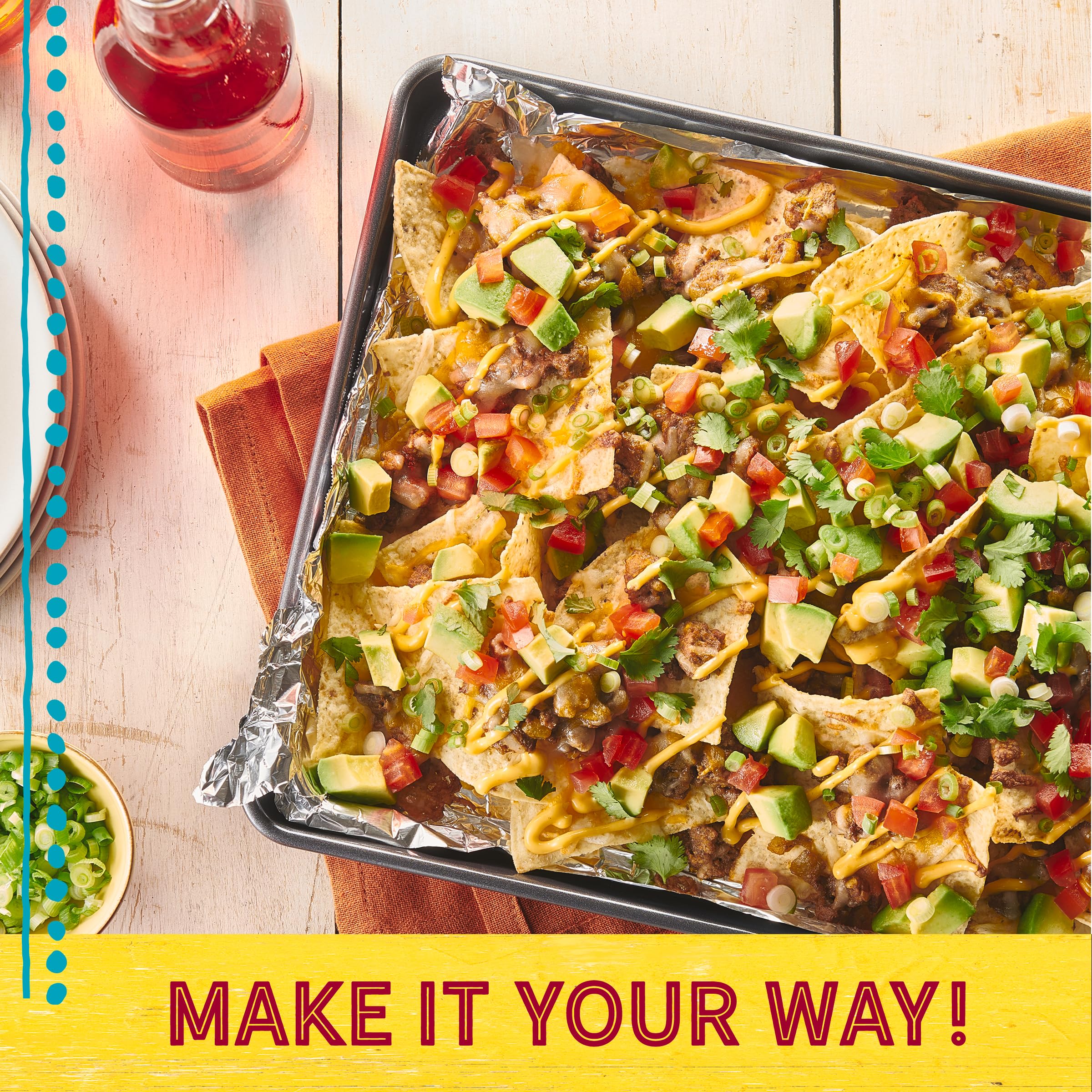 Old El Paso seasoning baked with casserole for crowd-pleasing meals.
