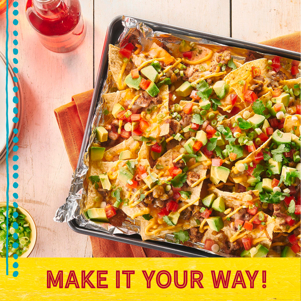 Old El Paso seasoning baked with casserole for crowd-pleasing meals.