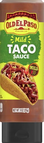 Old El Paso Mild Taco Sauce bottle spout for easy drizzle