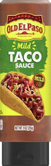 Old El Paso Mild Taco Sauce bottle spout for easy drizzle