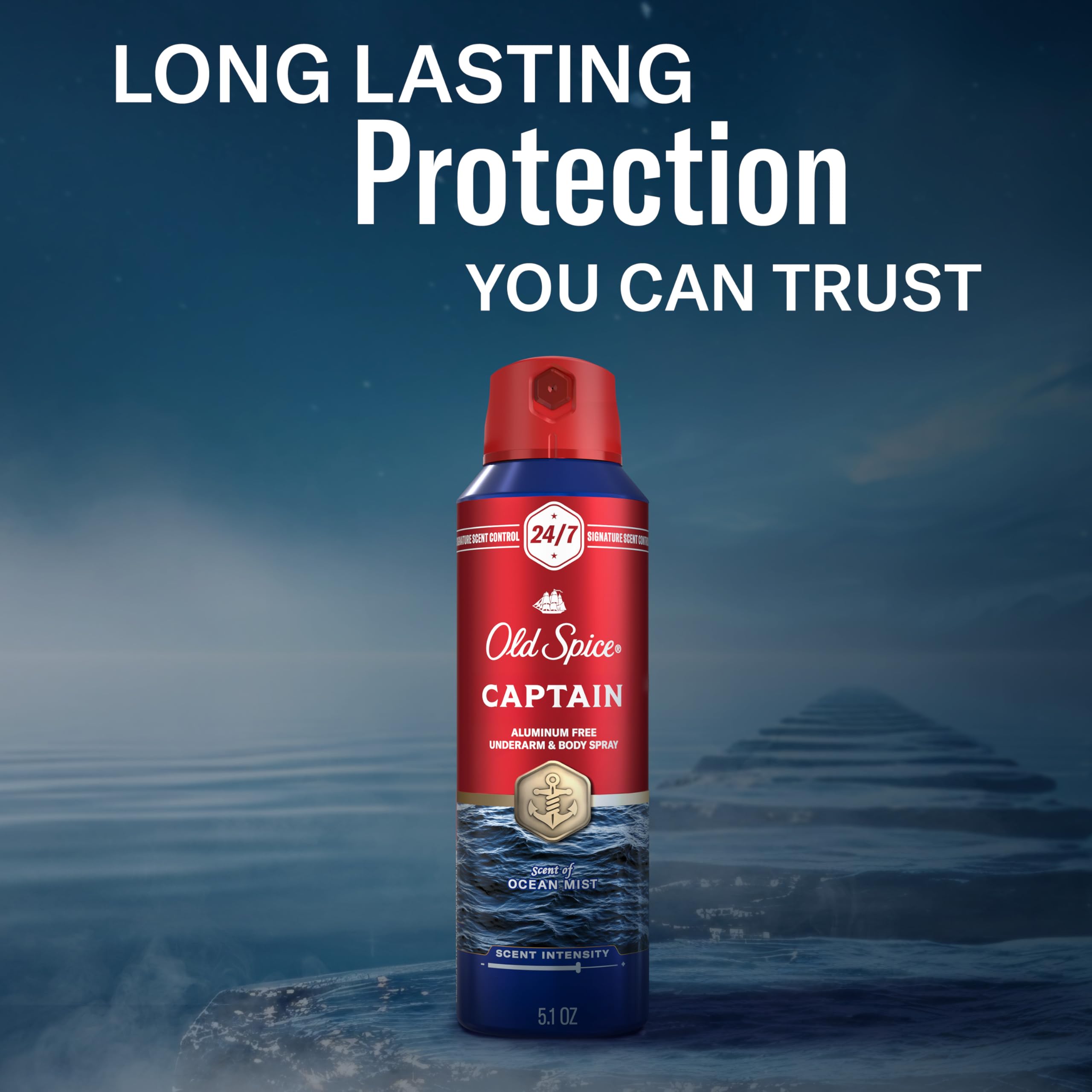 Old Spice Aluminum-Free formula emphasizes comfort and skin-friendly protection.