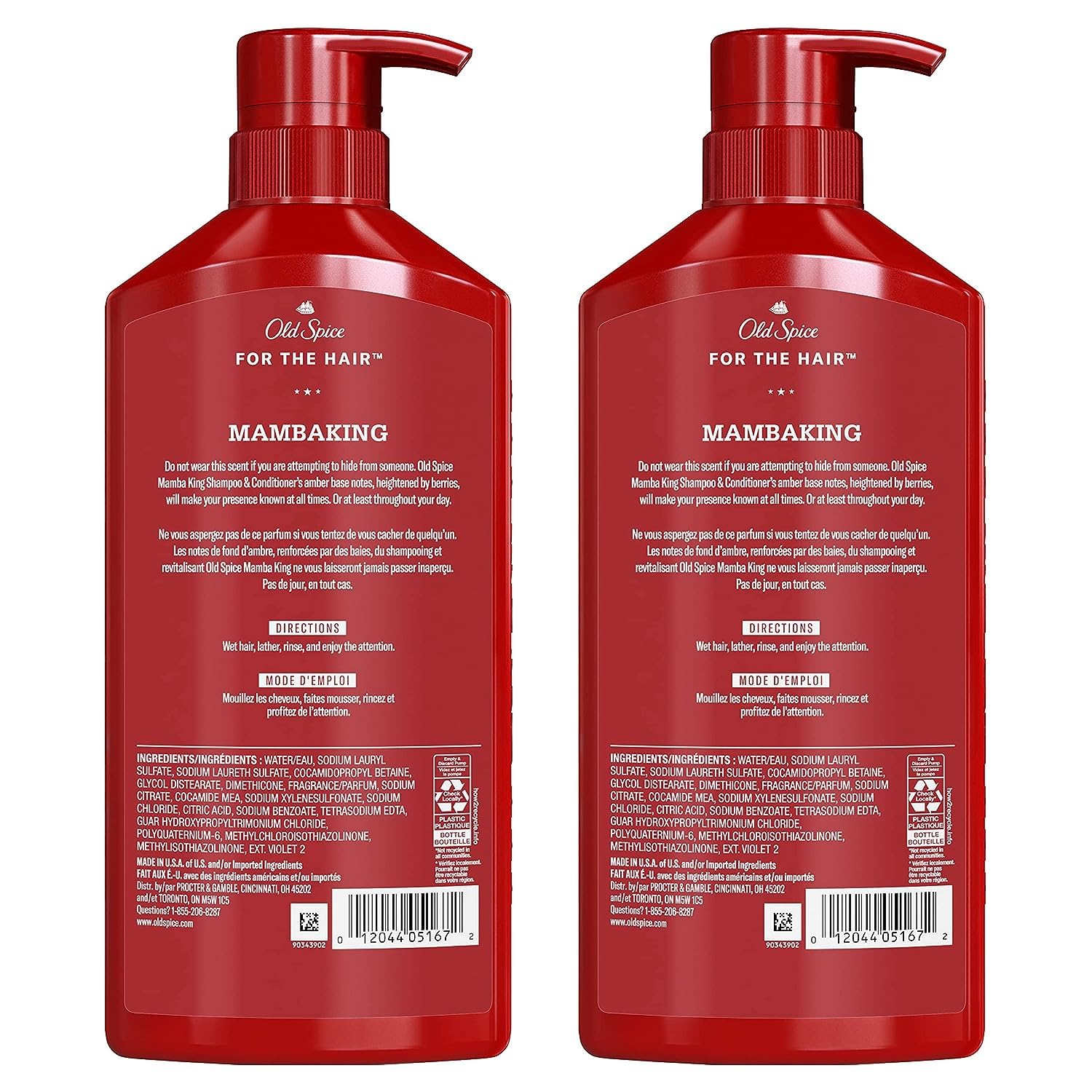 Old Spice MambaKing barbershop-quality haircare for a polished look.