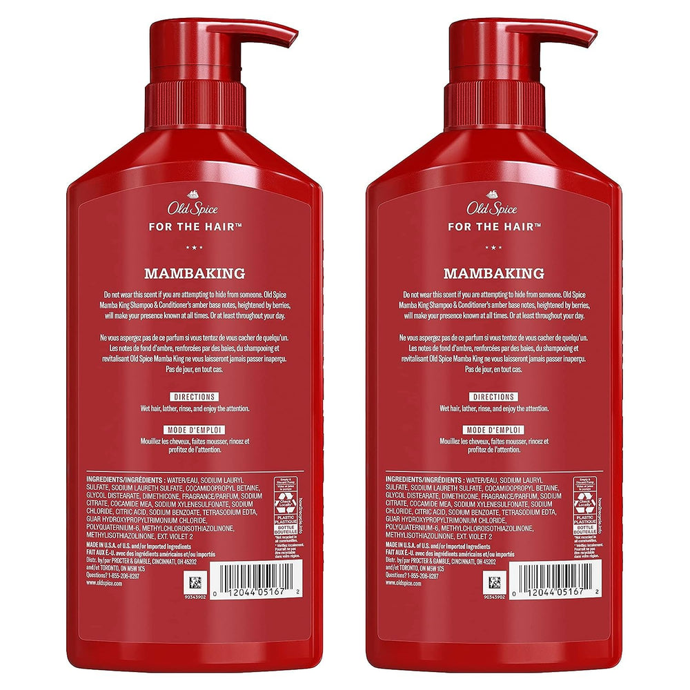 Old Spice MambaKing barbershop-quality haircare for a polished look.