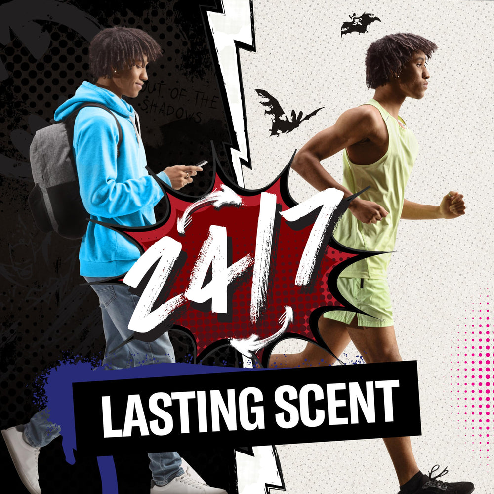 Heroic freshness for gym or office routines without overpowering scent.