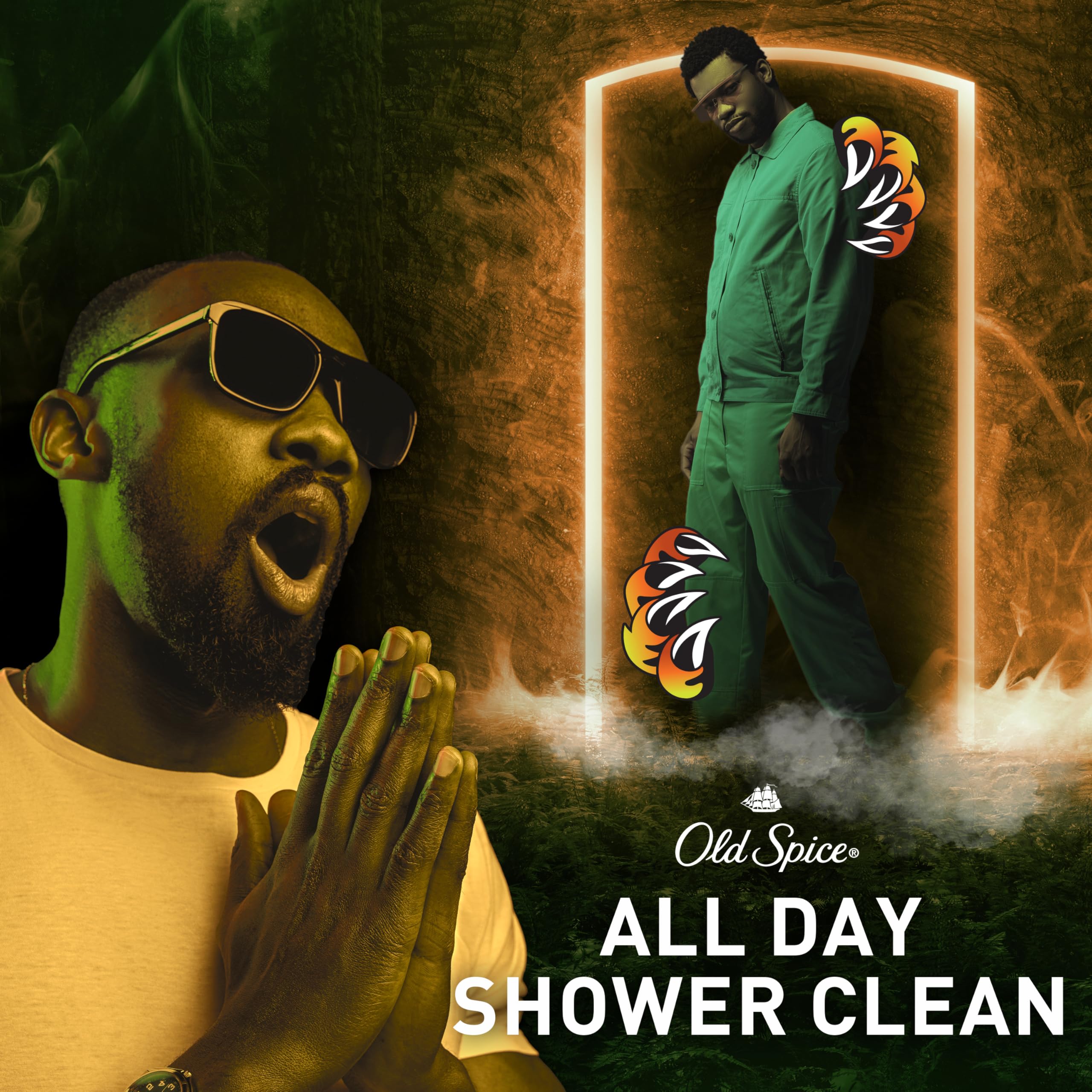 Old Spice Bearglove crisp-orchard notes imagined through scent-forward bottle for upbeat mornings