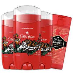 Bearglove deodorant being applied for a clean, dry feel.