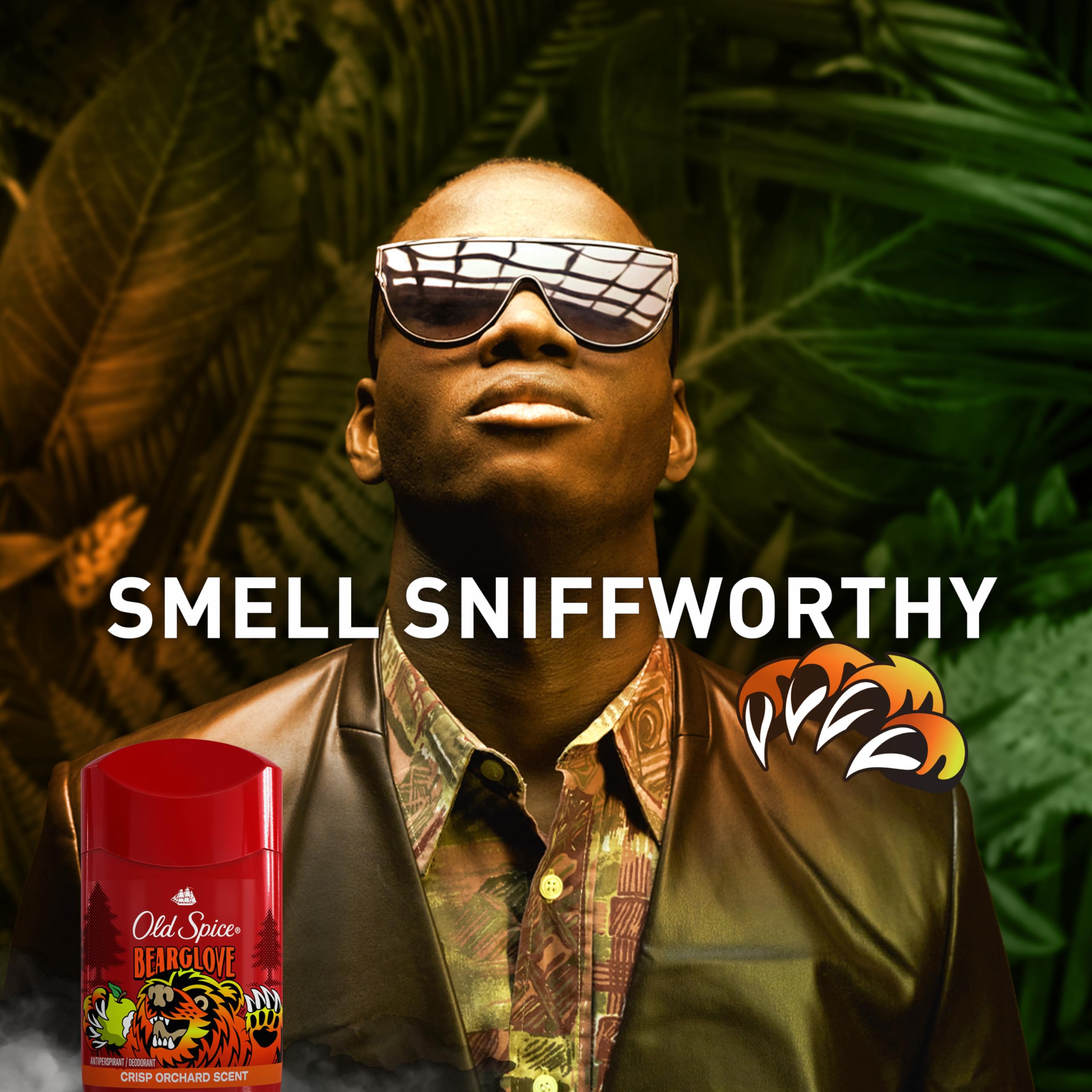 Old Spice Bearglove helps keep underarms dry during busy days.