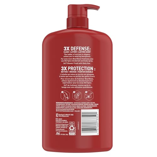 Old Spice Bearglove dual-use body-face wash ideal for streamlined routines