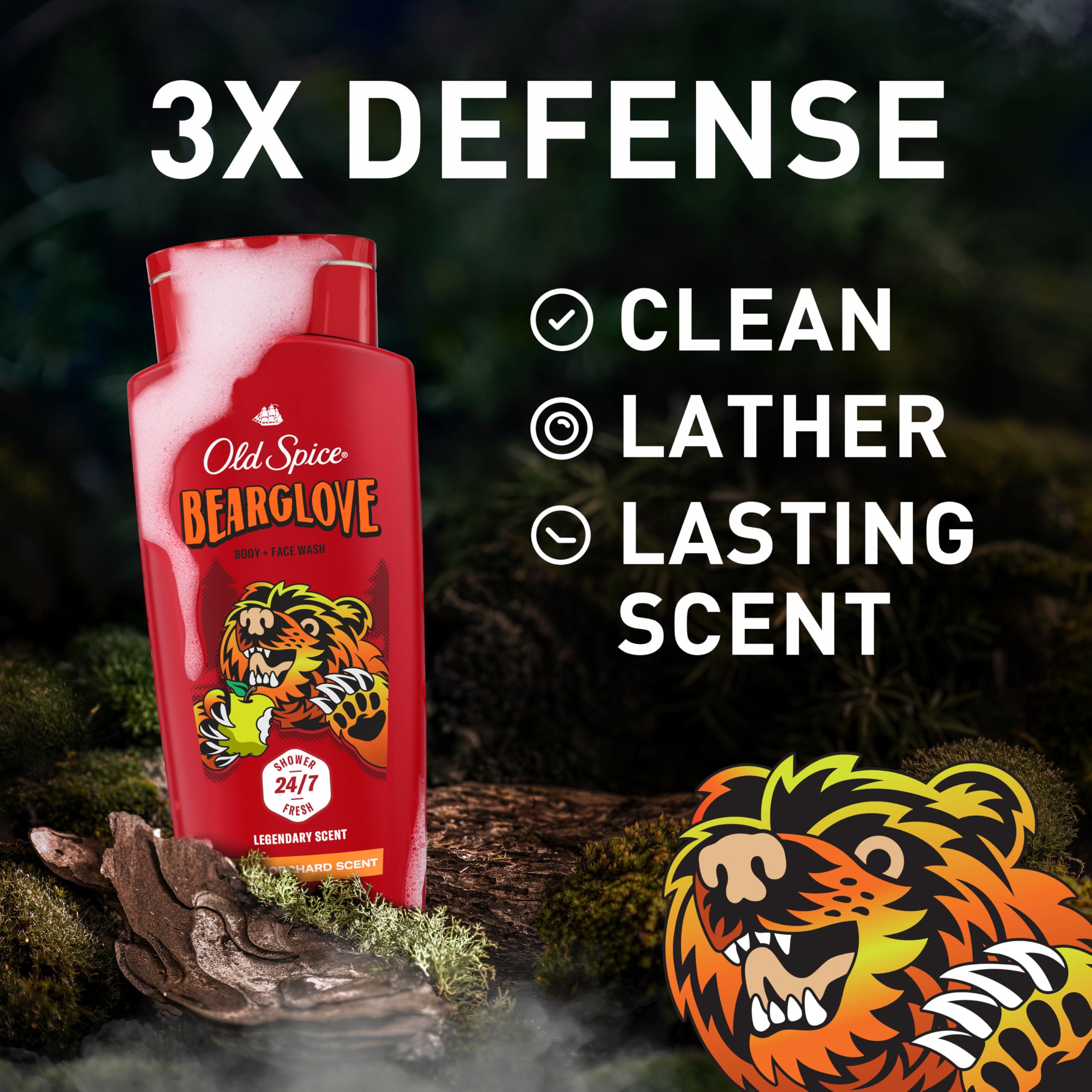 Bearglove lather close-up showcases rich foam and long-lasting freshness