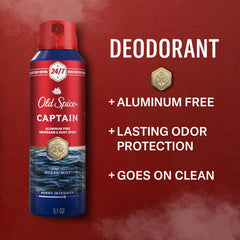 Old Spice Bergamot Sea Air notes highlight a refreshing masculine profile.