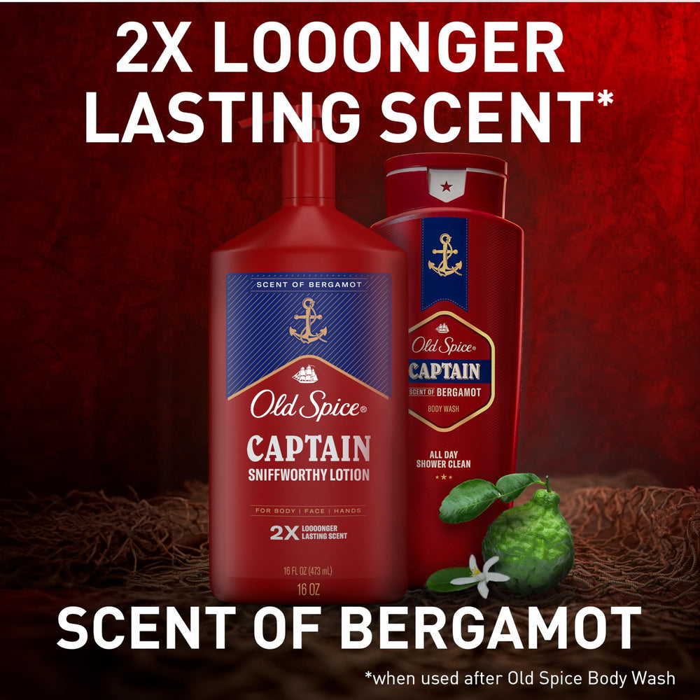 Old Spice Captain suitable for all skin types.