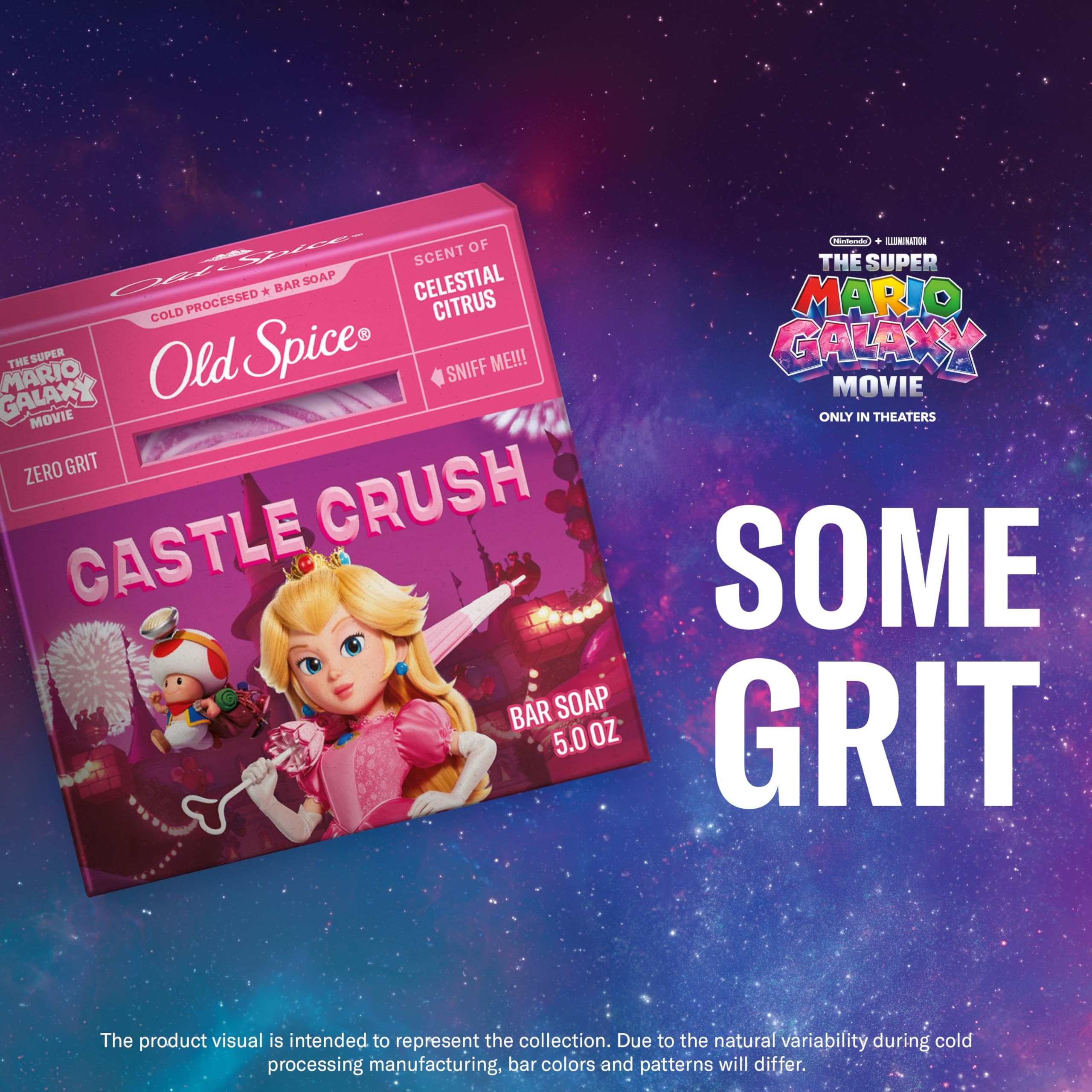 Old Spice Castle Crush features zero grit for smooth-feeling skin.