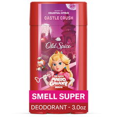 Old Spice Castle Crush deodorant stick delivers all-day freshness with a bold celestial citrus scent.