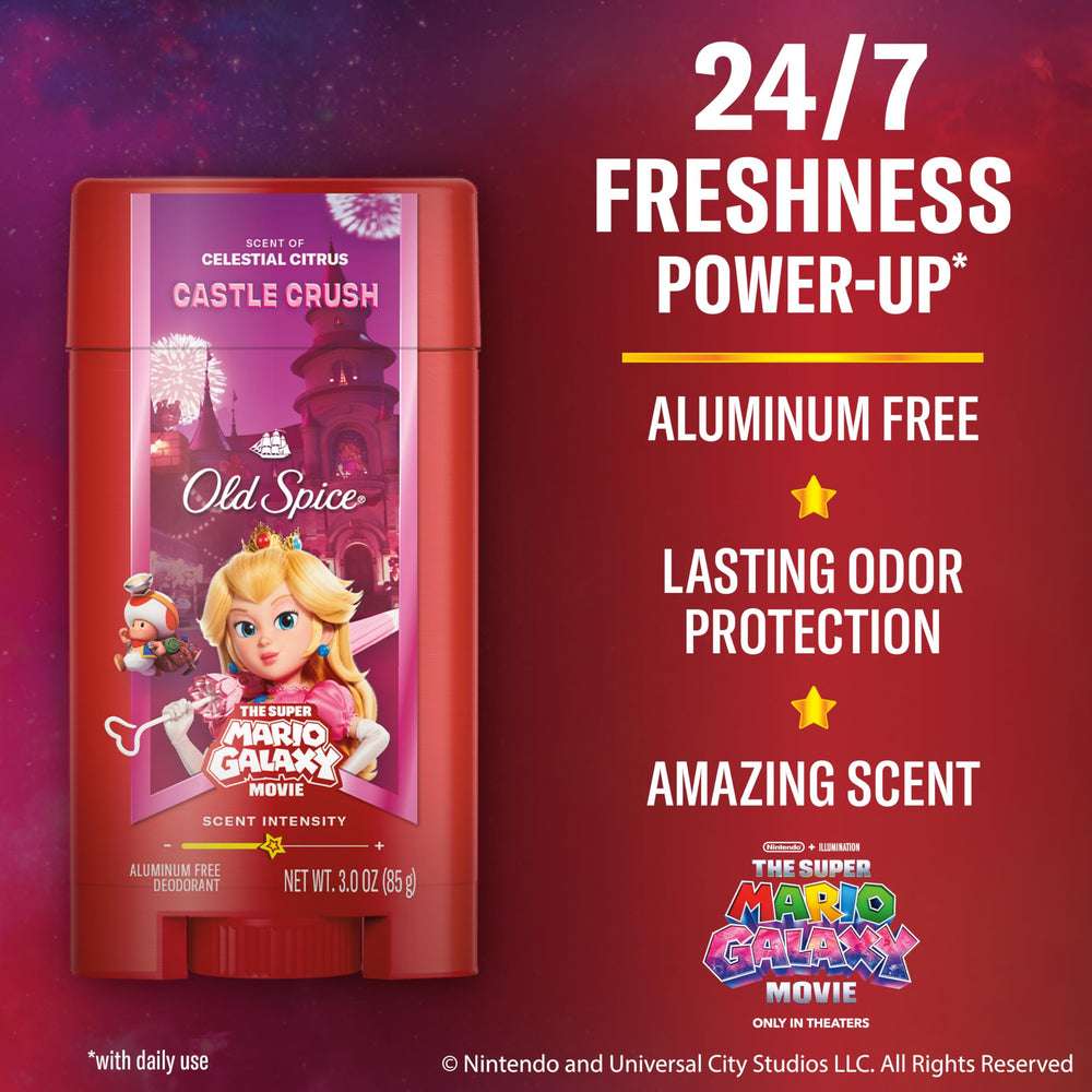 Old Spice Celestial Citrus scent keeps you smelling fresh throughout the day.