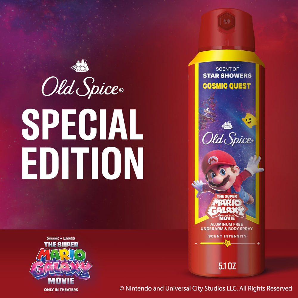 Old Spice Cosmic Quest packaging interior view for the Special Edition.