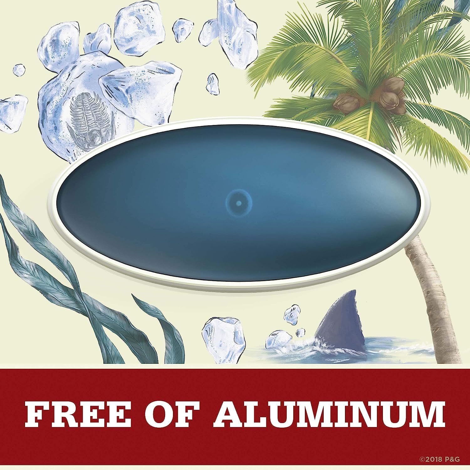 All-day protection without aluminum with Old Spice Deep Sea scent.