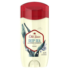 Old Spice Deep Sea deodorant bottle in 3 oz size for all-day freshness.