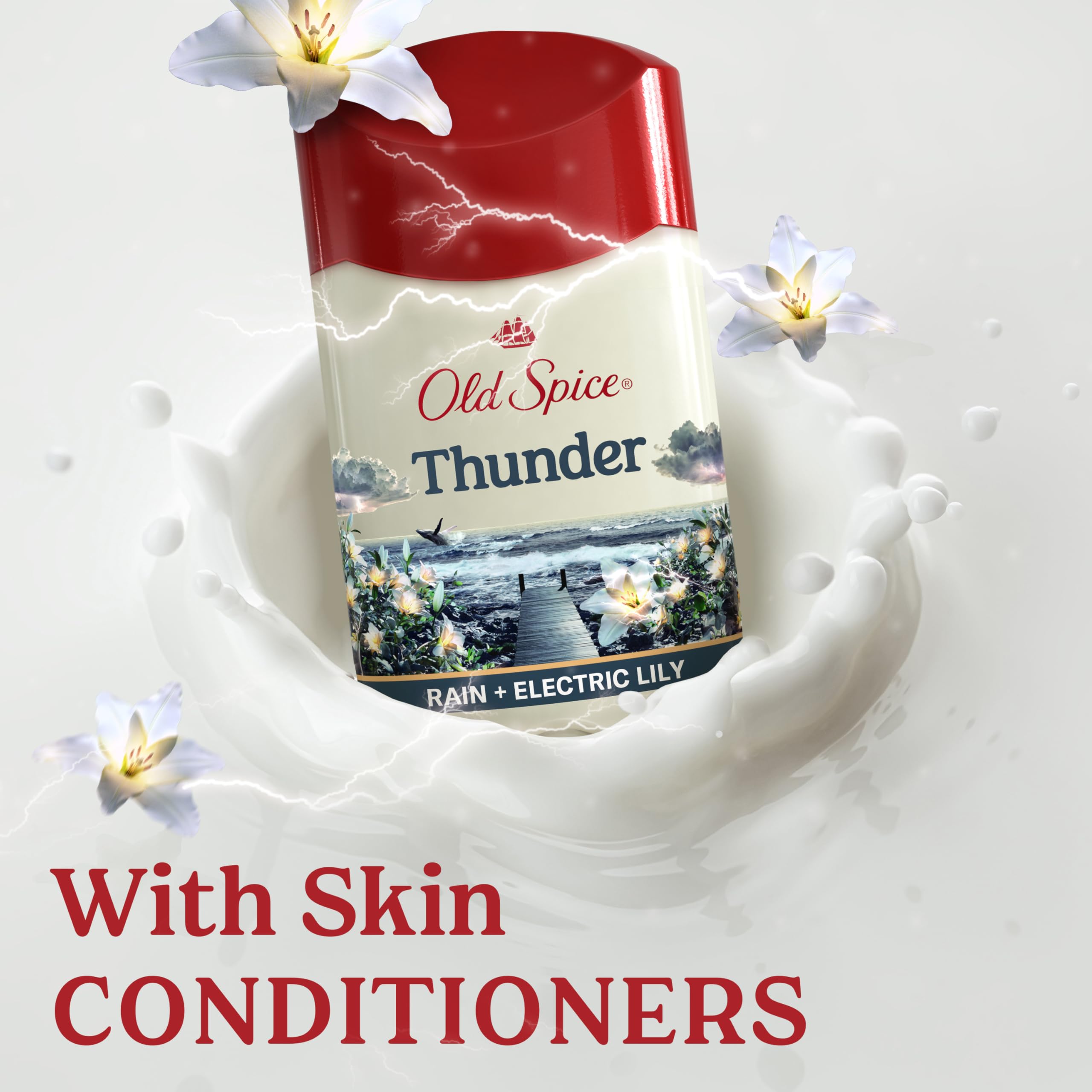 Old Spice 24/7 protection icon on packaging
