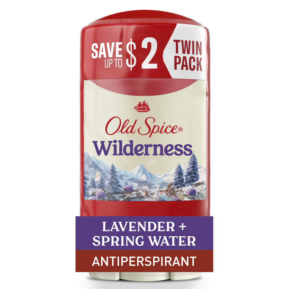 Old Spice Dry Feel bottle front shows all-day protection for daily wear.