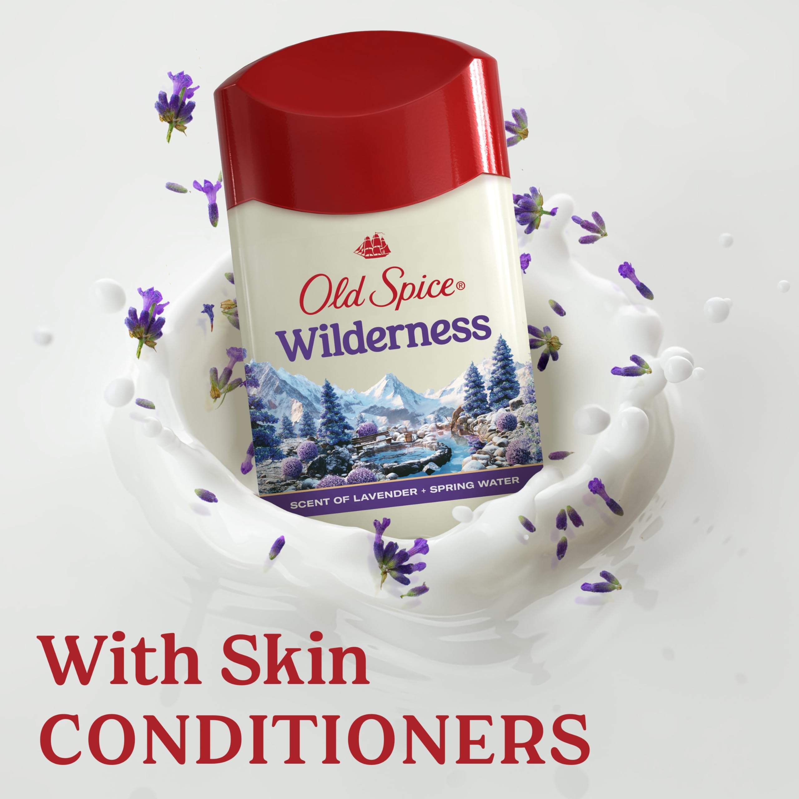 Old Spice Dry Feel cap detail shows secure closure and travel-friendly size.