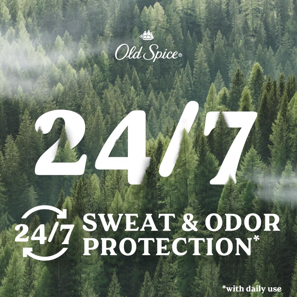 Old Spice Dry Feel texture close-up reveals quick-absorb formula.