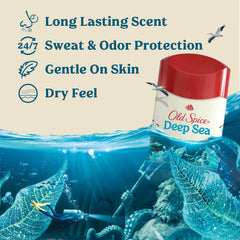 Old Spice Dry Feel pack of 2 emphasizes value for daily use and travel