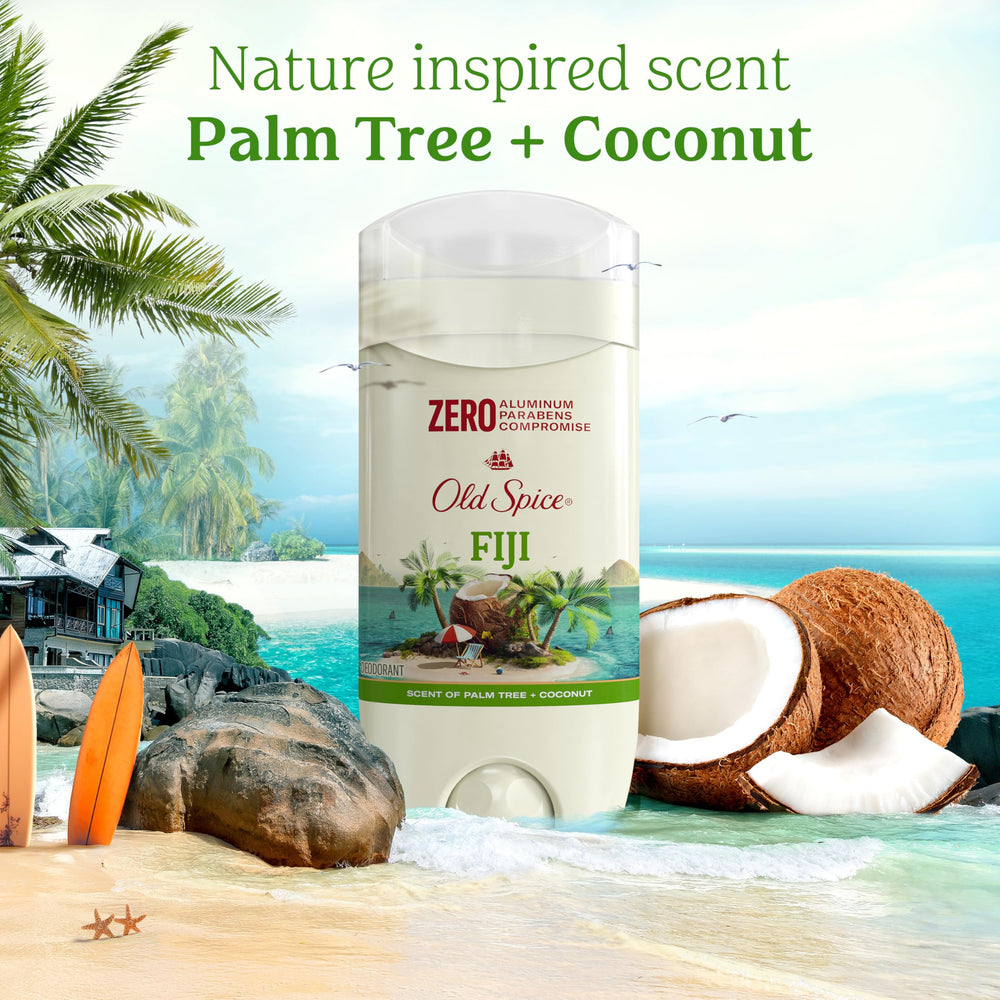Fiji Palm Tree scent notes evoke tropical freshness.