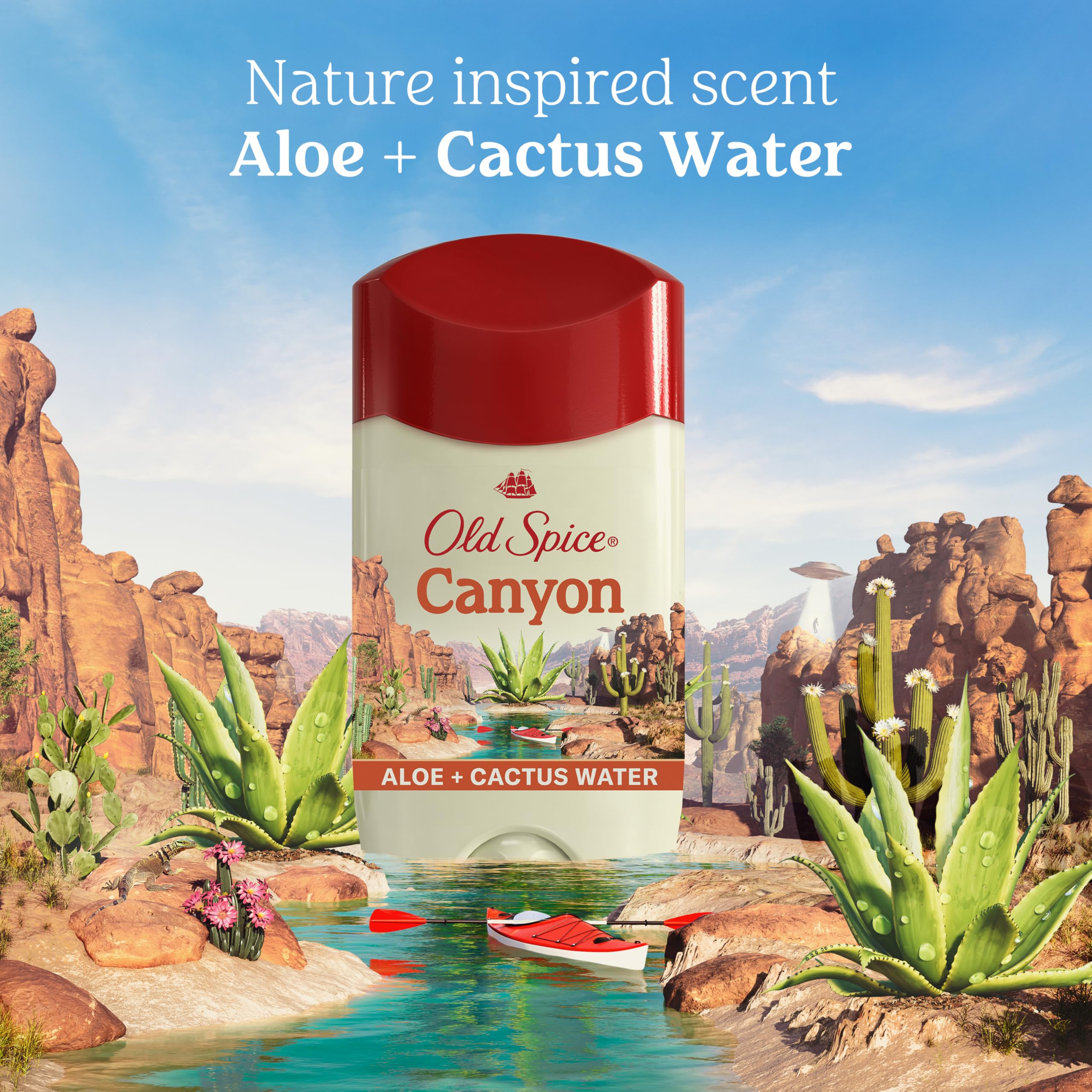 Old Spice fresh application movement photo emphasizes easy daily re-application.