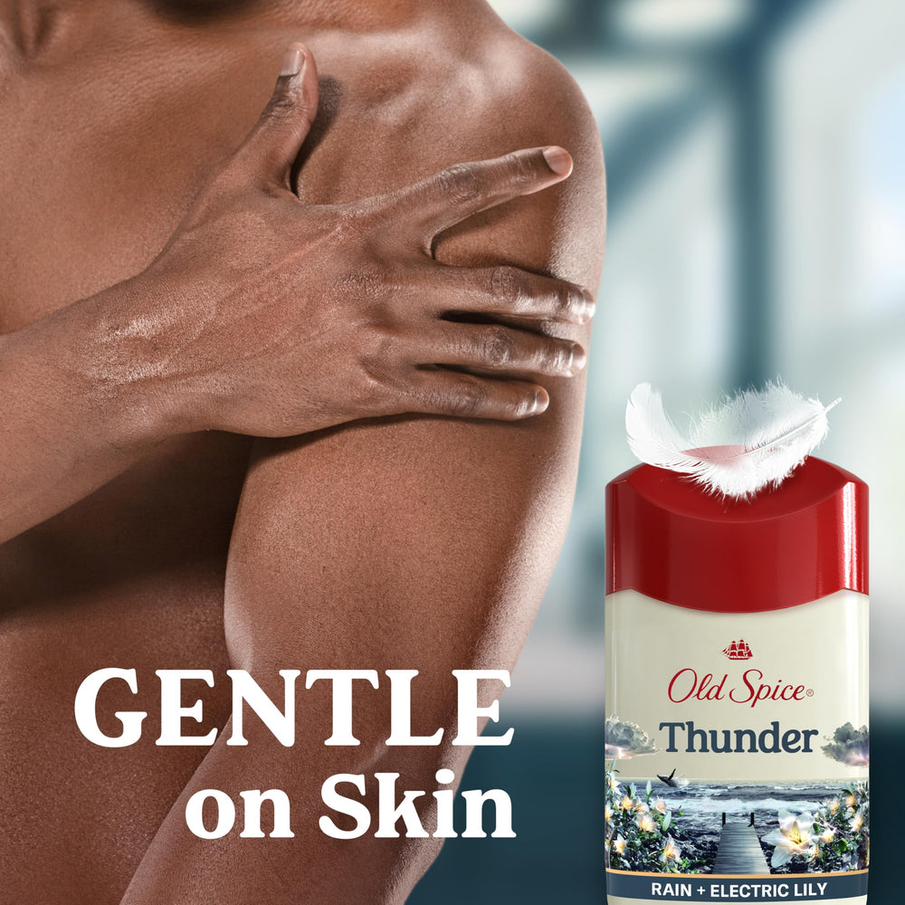 Old Spice Fresher collection on shelf with adventurous vibe