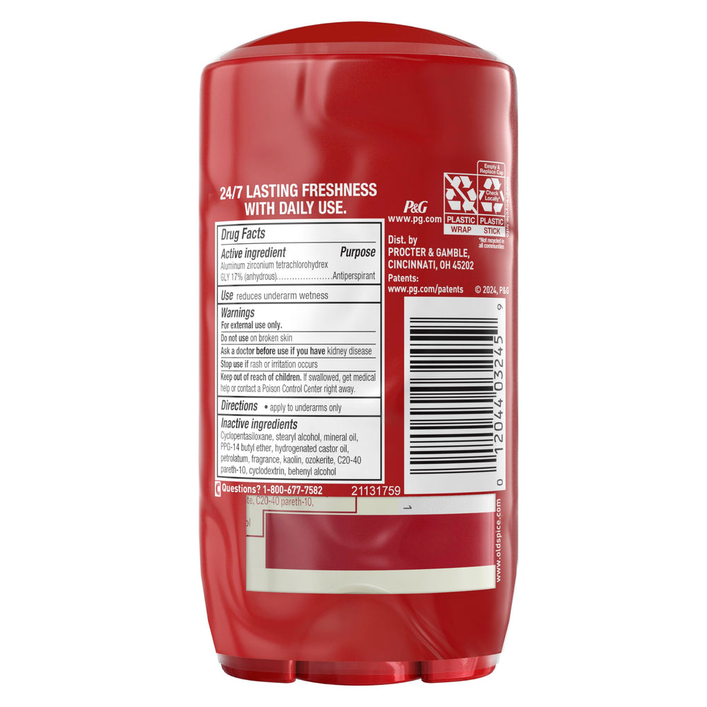 Old Spice freshness on the go visual suggests daily confidence during activity