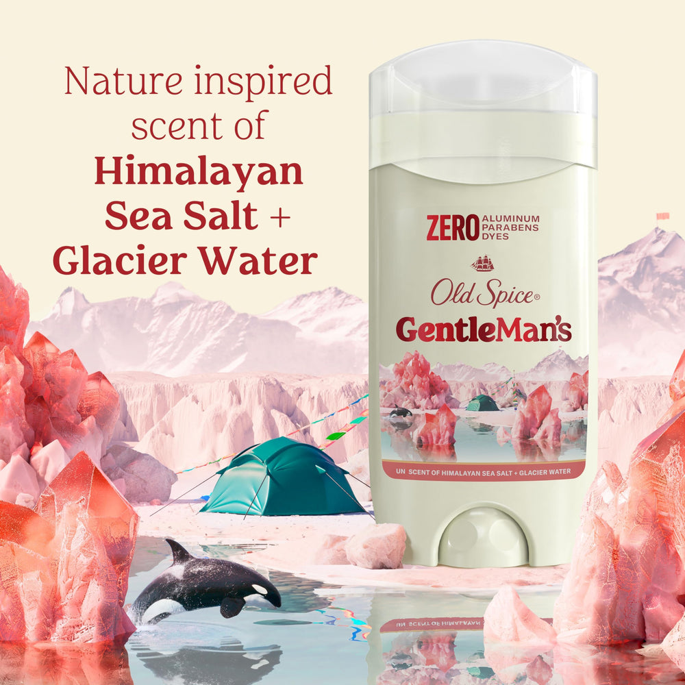 Old Spice GentleMan's 24/7 freshness packaging suggesting durable daily protection