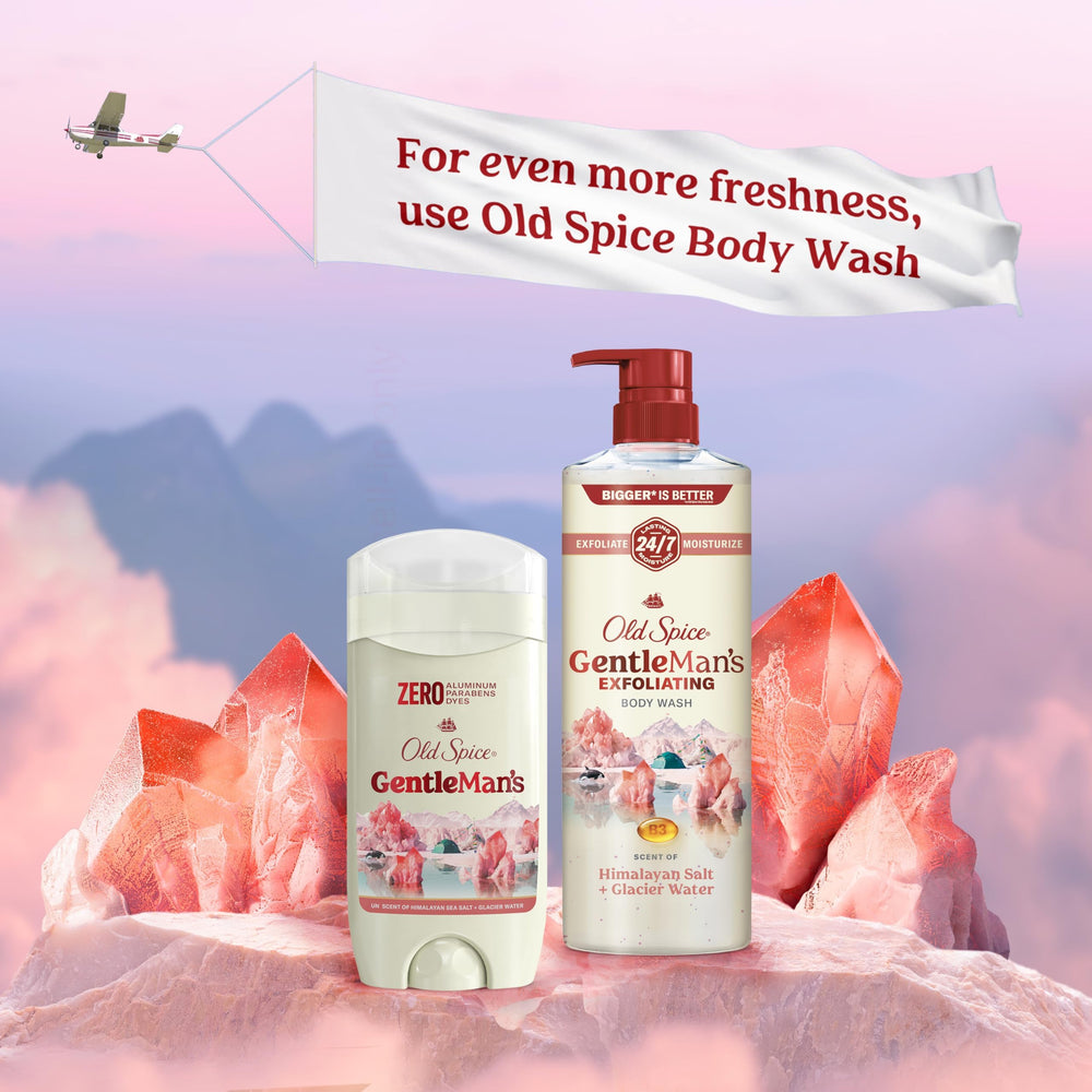 Old Spice GentleMan's 3-pack outer packaging box