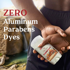 Old Spice GentleMan's Blend aluminum-free formula designed to be gentle on skin