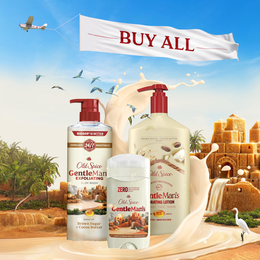 Old Spice GentleMan's Blend long-lasting fragrance in daily wear