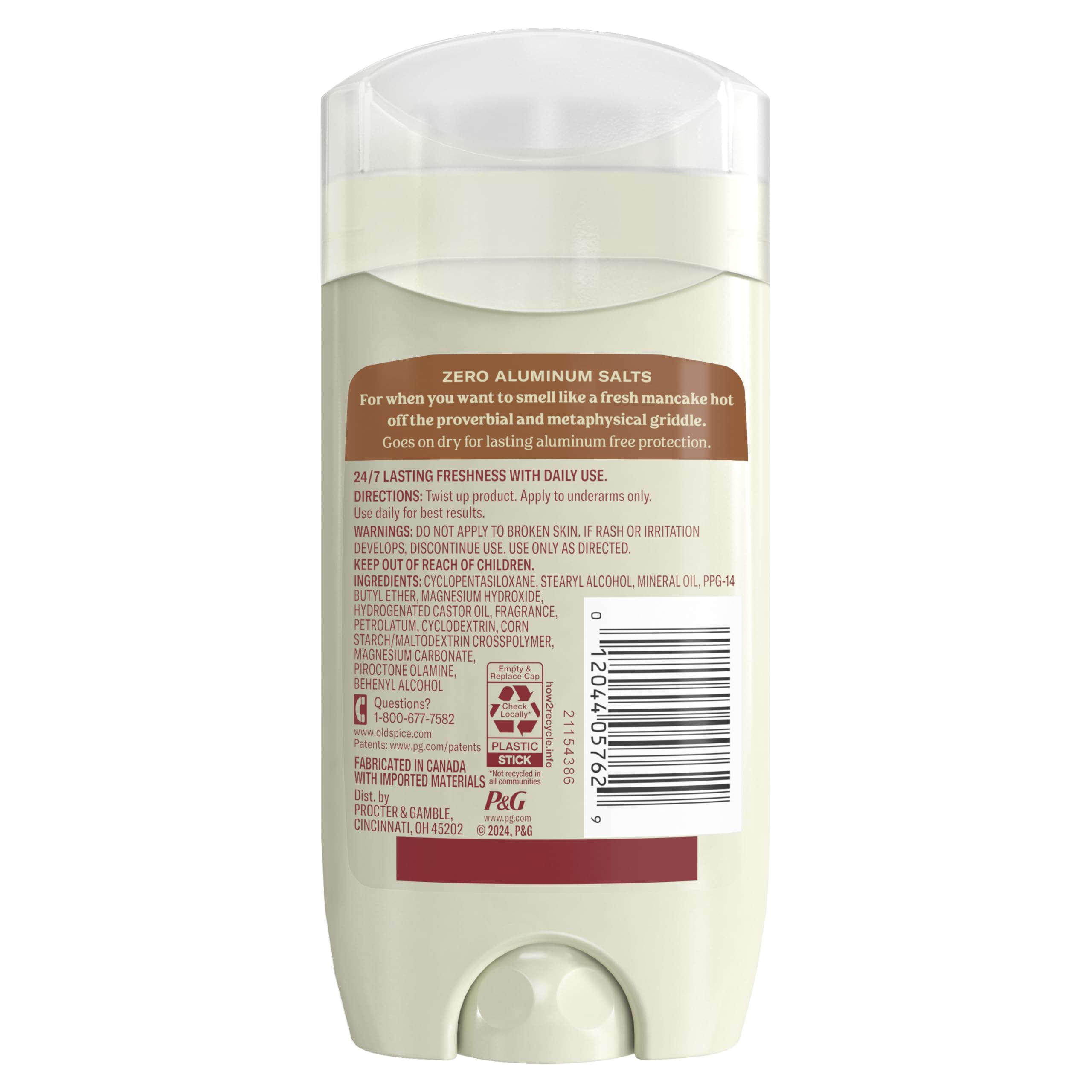 Old Spice GentleMan's Blend with skin conditioners supporting comfortable daily use