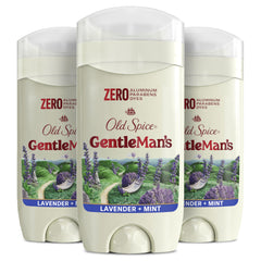 Old Spice GentleMan's deodorant pack-3 shown for bulk convenience and reliable everyday protection.
