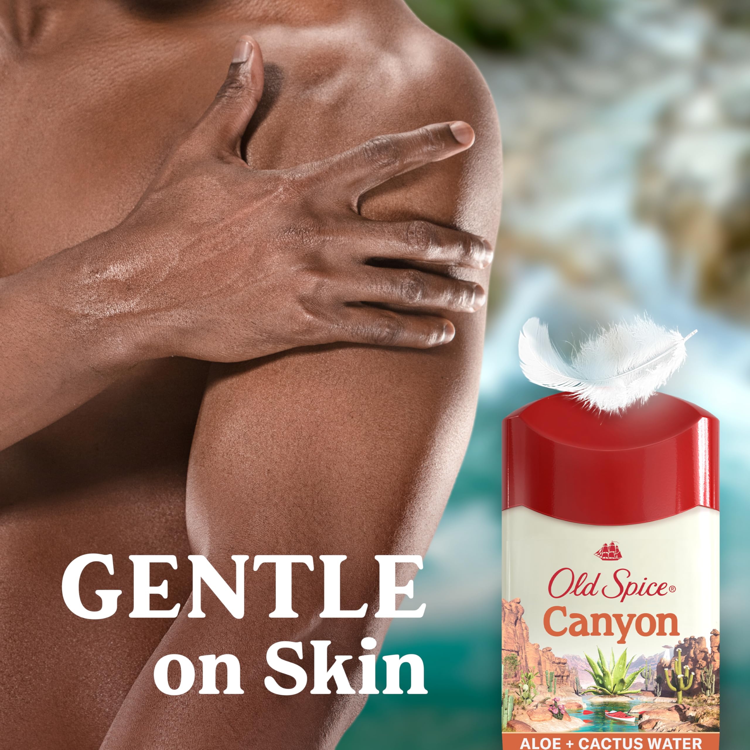Old Spice Hemp Seed Oil Alpine formula image suggests nourishing care and strong protection.