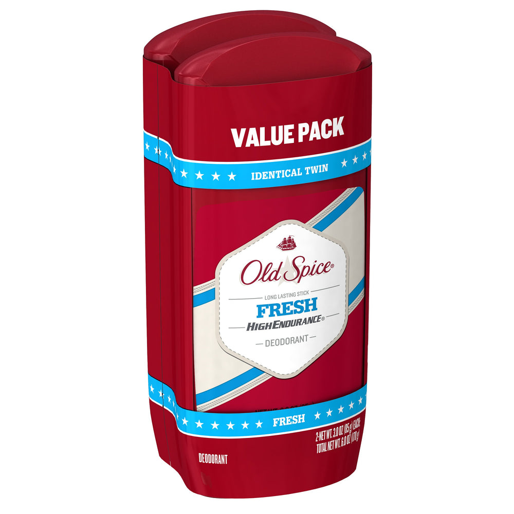 3 oz marker on Old Spice High Endurance stick packaging.