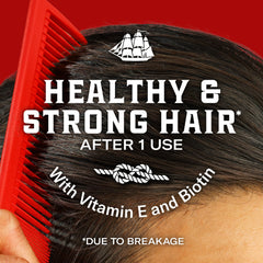 Old Spice High Hold Clay fingers shaping hair with matte finish