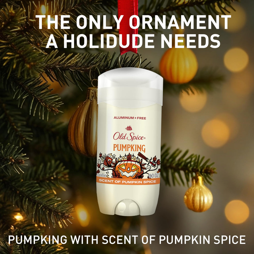 Old Spice Holidude Fresh Pine packaging highlighting evergreen scent.