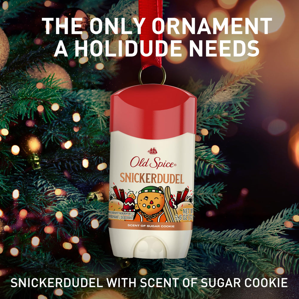 Old Spice Holidude LumberSnack packaging close-up.
